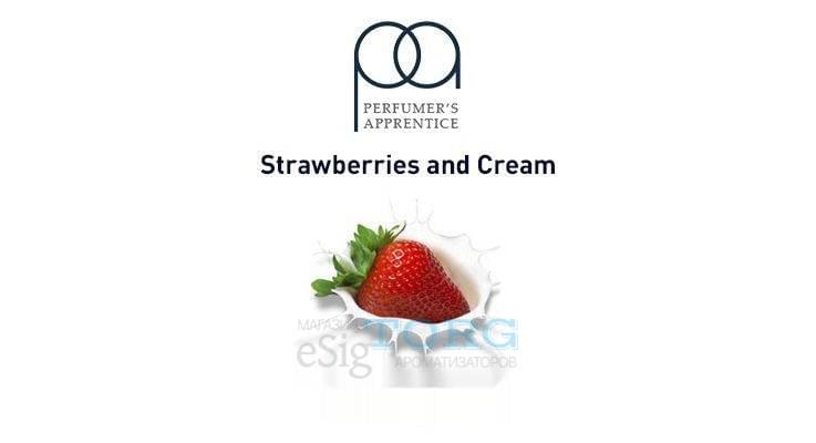 Изображение Ароматизатор TPA Strawberries and Cream Ароматизатор TPA Strawberries and Cream